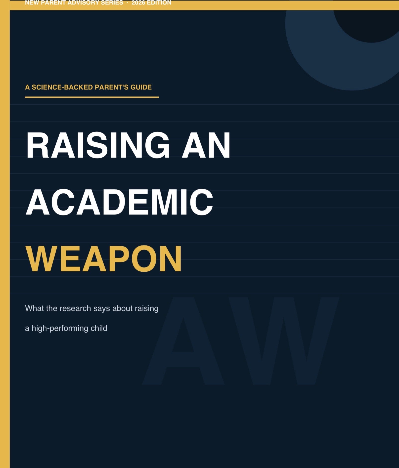Raising an Academic Weapon - A Science-Backed Parent's Guide